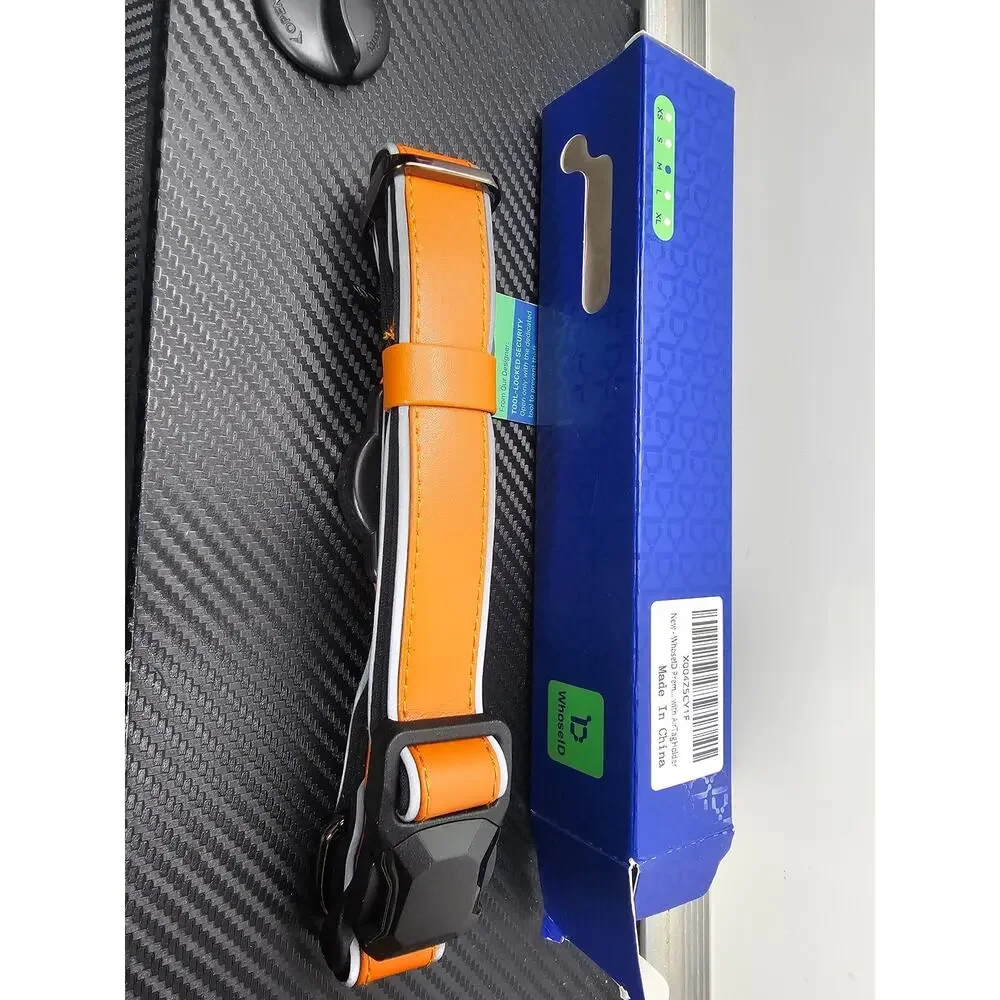 Premium Airtag Dog Collar,with IP68 Waterproof Magnetic Buckle Medium Dogs